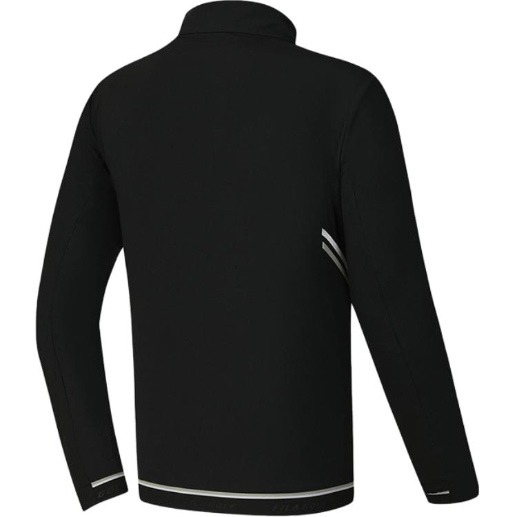 Fila Golf Series Sports Stand Collar UV Protection Zip Jacket Men Jackets A11M535701F-BK