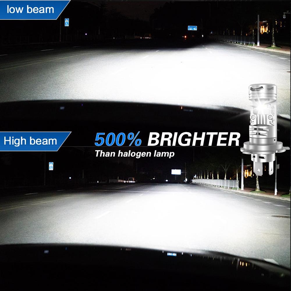 N8 H4 Светодиодная автомобильная фара Автомобильная фара Высокая яркость 6000K Передний свет Комплект для модернизации