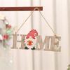 Christmas Welcome Door Hanger Door Decoration,Gnome Door Hanger Welcome Sign With Interchangeable Holiday Pieces For Gifts