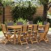 Outdoor Bistro Chairs with Cushions 8 pcs Dark Grey 38 x 46 x 85 cm