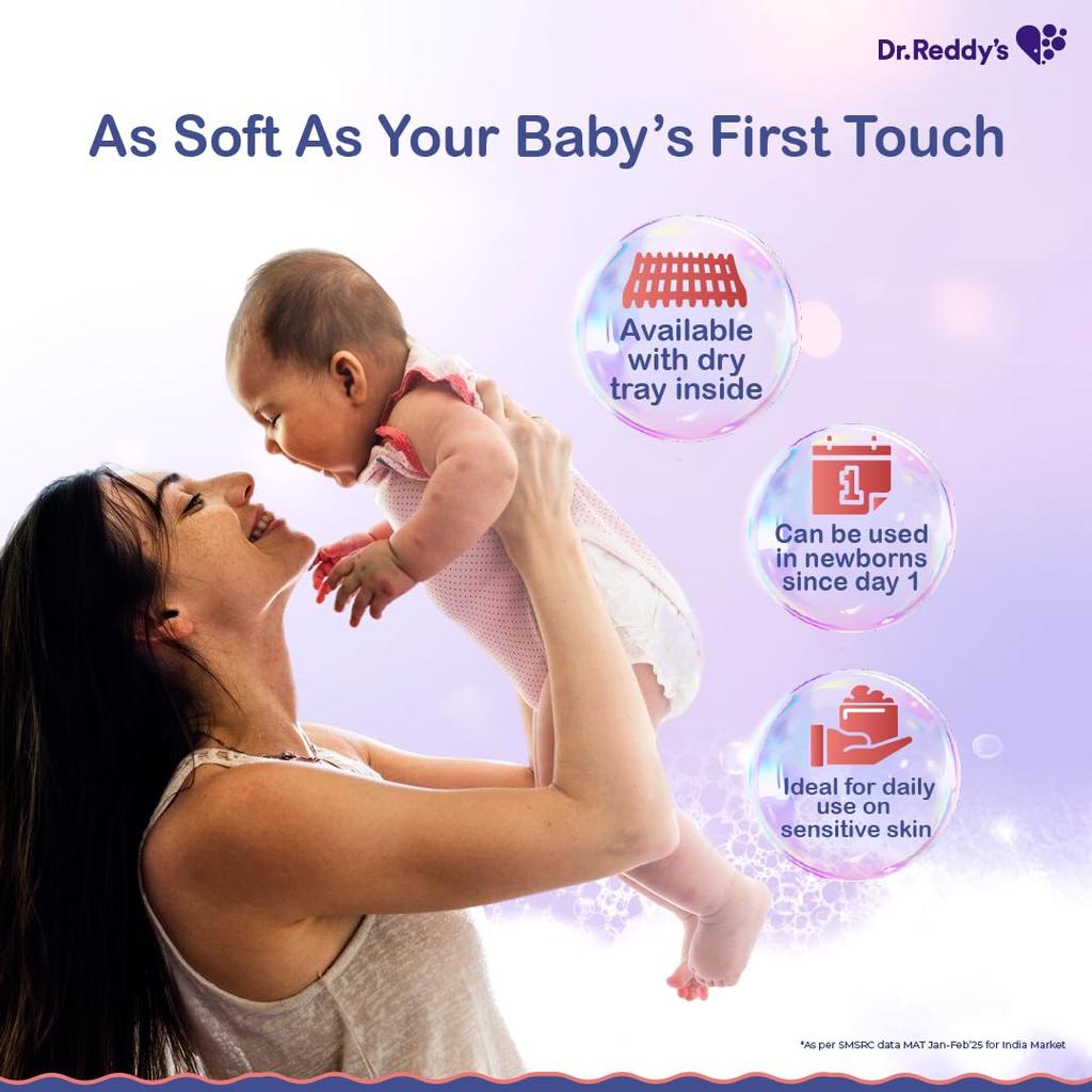 Venusia Baby Mild Bathing Bar 75g Pack of 1 | Gentle pH 5.5 Soap-Free Baby Cleanser | Non-Irritating, Paraben-Free