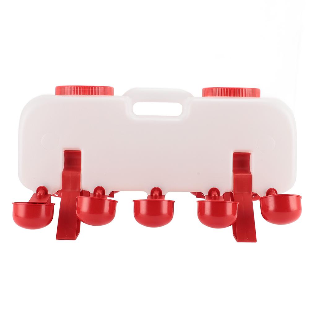 Диспенсер для поения кур 10 л полуавтоматический большой емкости закрытый кормушка для птицы с 10