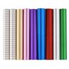 Holographic Glitter Adhesive Craft Vinyl 30.5x30.5cm 12x12In 7 Assorted Colors with 2 Pieces of Transfer Film Compatible with Cricut Silhouette Cameo