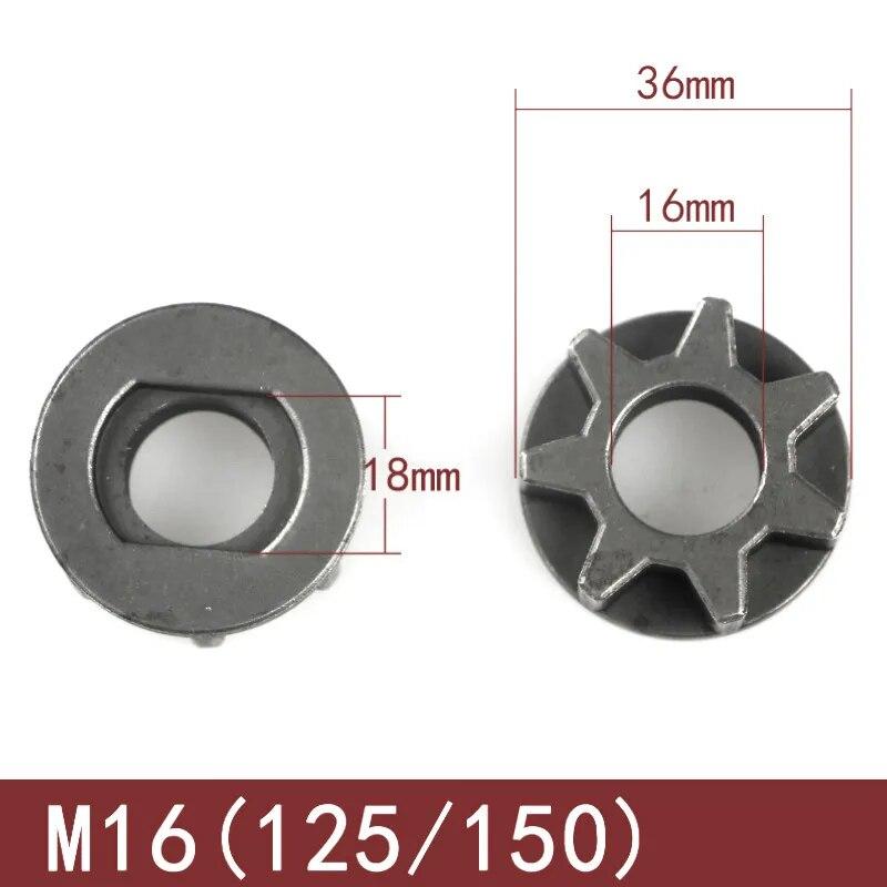 M10/M14/M16 Шестерня для бензопилы 100 115 125 150 180 Сменная угловая шлифовальная машина Шестерня пильная звездочка Цепное колесо для кронштейна бензопилы
