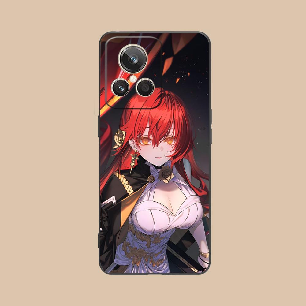 HSR Himeko Матовый ТПУ Чехол для Мобильного Телефона для Realme 15 14 13 12 11 10 9 Pro Plus T i Lite 5G Цветной Печатный Чехол