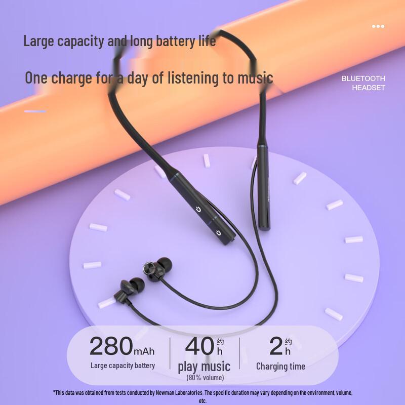 Newsmy C50 Upgraded Neckband Bluetooth Sports Earphones