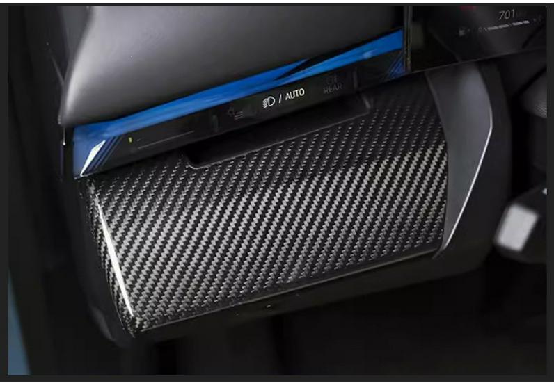BMW 5 Series Carbon Fiber Interior Trim Kit: Center Console & Dashboard Strips for G60/G68