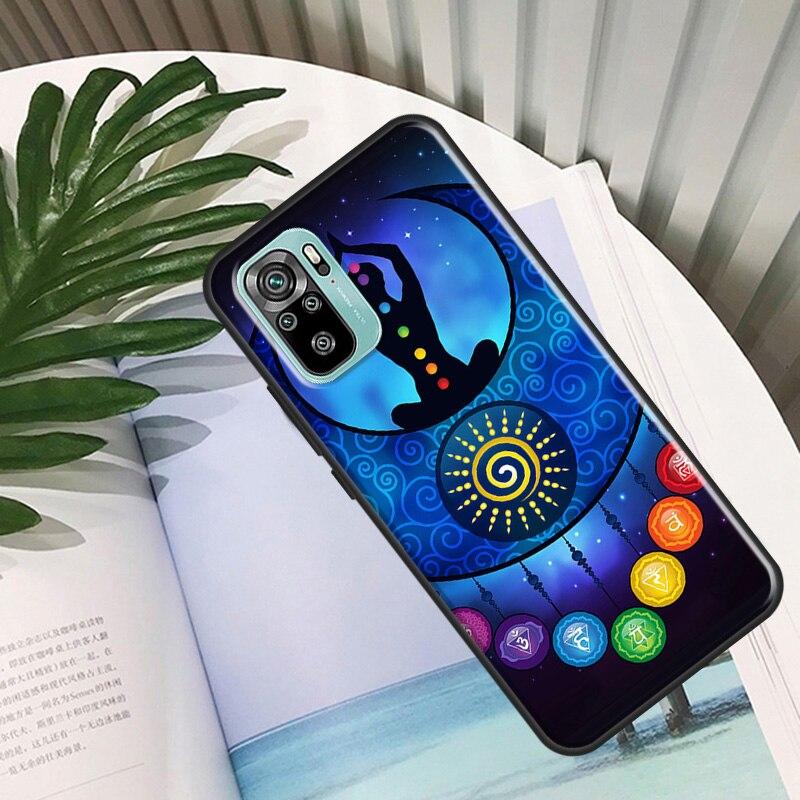 Чехол Mandala Chakra Yoga для Xiaomi Redmi Note 11 Pro, задняя крышка для Redmi Note 10 8 9 Pro 9S 10S 9A 9C 9T