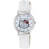 Q&Q Watch Analog Hello Kitty Waterproof Leather Strap Made In Japan 0009N001 Women's White