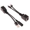 1 Pair Passive Power Over Ethernet Adapter Cable Poe Cable Poe Splitter Rj45 Injector Power Supply Module 12V