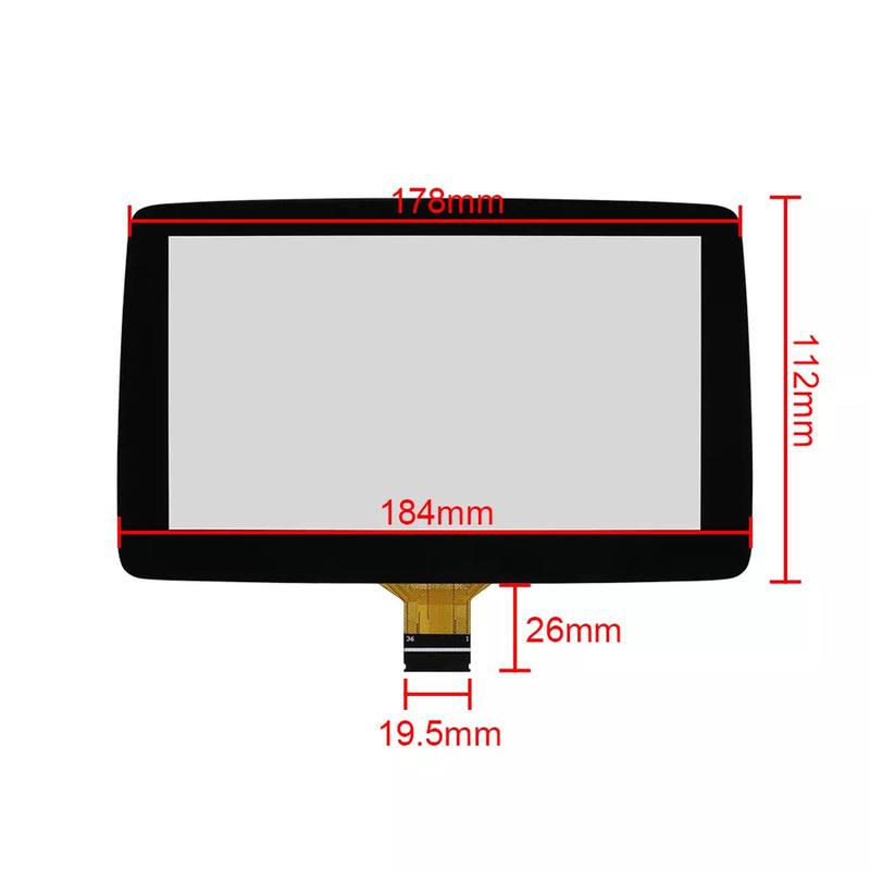 7" Glass Touch Screen Digitizer Panel TM070RDZ38 for Mazda 3 CX-3 MX-5 Radio Navigation 2014-19 BHP1611J0D K40005A29F ND1F611J0
