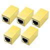 And Play Adapter Inline RJ45 Coupler Ethernet Cable Extender Cat7/Cat6/Cat5e 8P8C LAN Connector