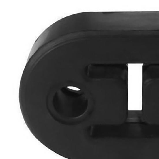 Exhaust Pipe Bracket 2 Holes Superior Replacement Black Universal Car Tail Pipe Mount for Car