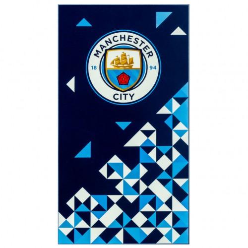 Manchester City FC Particle Beach Towel