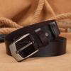 Ремень мужской, новая мода, роскошные мужские ремни для мужчин, классический винтажный кожаный ремень с пряжкой, мужской ремень из коровьей натуральной кожи AHQ2118