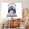 Счастливые CCampers Гобелен Индивидуальные Гобелены Различных Стилей Настенные Украшения Печать Фотографий Знаменитостей Настенные Украшения
