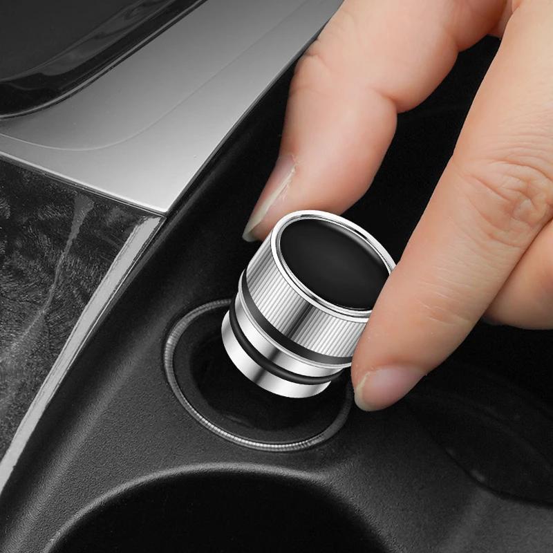 Car Stickers For Alfa Romeo Car Cigarette Lighter Dust Cover Dustproof Decoration Cap For Alfa Romeo Giulietta 159 147 156 166 M