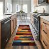 Ковер насыщенного цвета Радужный напольный коврик Длинный ковер-дорожка Коврик для кухни Ковер для гостиной Спальни Прикроватное одеяло Домашний де