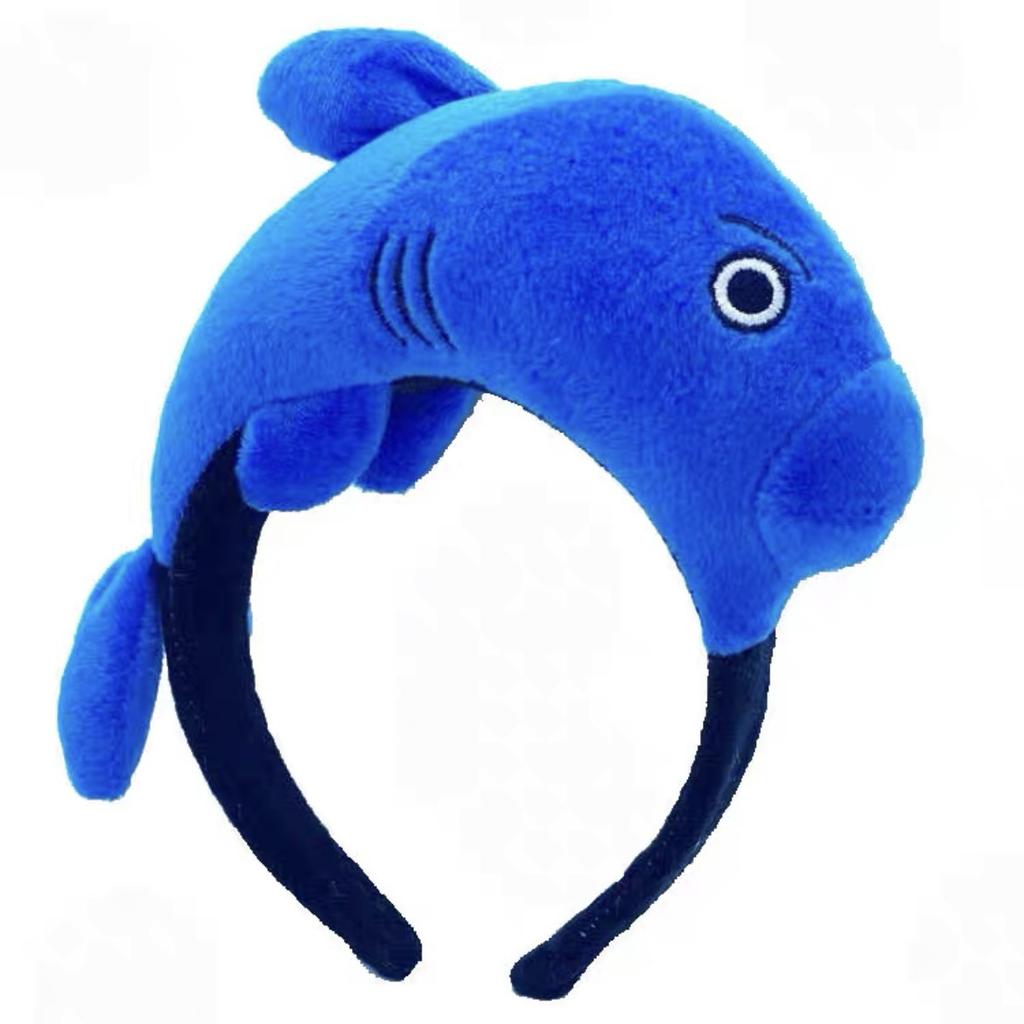 Anime Super Cute Crab Headband New Dinosaur Design Hairband Hair Clip Accessory for Women and Men Funny Cartoon Style