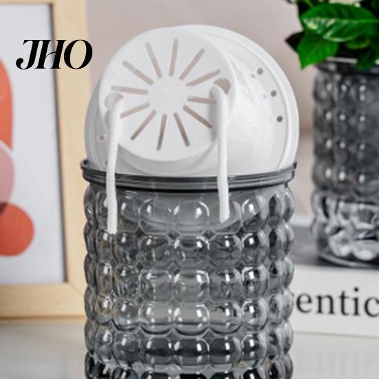 Lazy Gardener Flowerpot Self-Absorbing with Transparent Water Level Indicator Self Watering Planter Decorative Home Plant Pot Bubble Texture