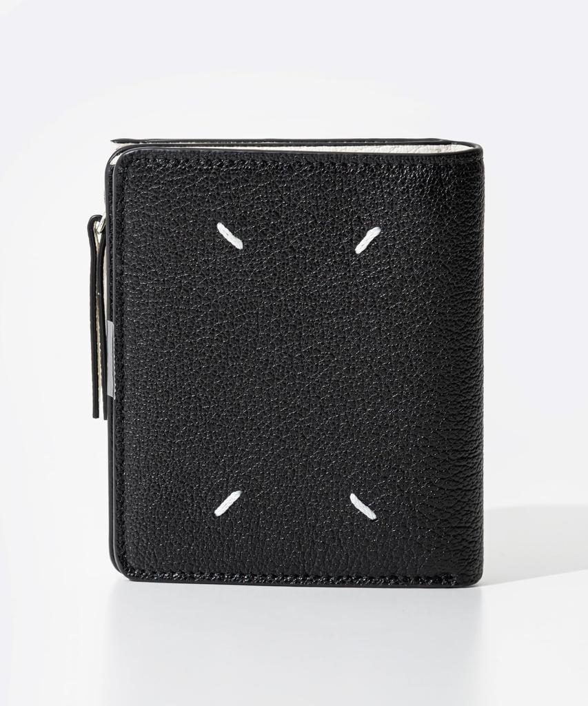 Бумажник бифолд SA1UI0038P6423 WALLET FLIP FLAP MEDIUM [Maison Margiela] ЧЕРНЫЙ×СЕРО-БЕЖЕВЫЙ×БЕЛЫЙ [Товар]