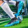 34-46 Men's High-top Large-size Football Shoes Long Nail Anti-slip Resistance TPR Artificial Captain Outdoor Youth Football Boots
