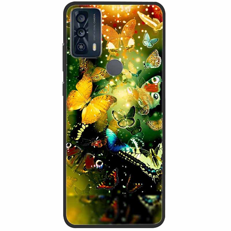 Чехол For TCL 20B Case 6159K Силиконовый Мягкий Модный TPU Чехол для Телефона для TCL 20B Case для TCL 20B 20 B Бампер Защитный TPU Оболочка