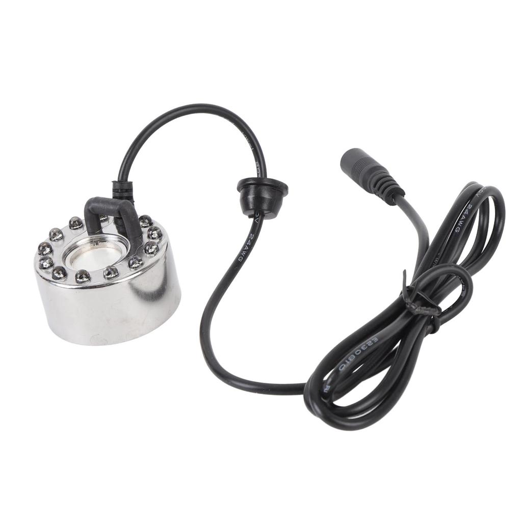 Mist Maker Fogger 350mL/H with 12 LED Color Changing Fog Controller 24V Atomizer Fog Machine for