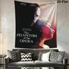 The Phantom of the Opera Wall Tapestry Aesthetic Wall Hanging Printed Fabric Blanket Decorative Tapestries for Bedroom Living Room Home Decor