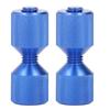 2pcs Flange Alignment Pin Anodize Aluminium 1‑1/8in Flange Double Hole Pins Set for 0.5 To 14in 150L