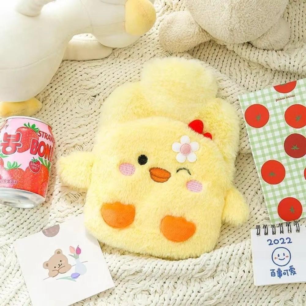 PVC Thick Warm Bag Cute Plush Water Warm Hand Treasure Fashion Hot Water Bag