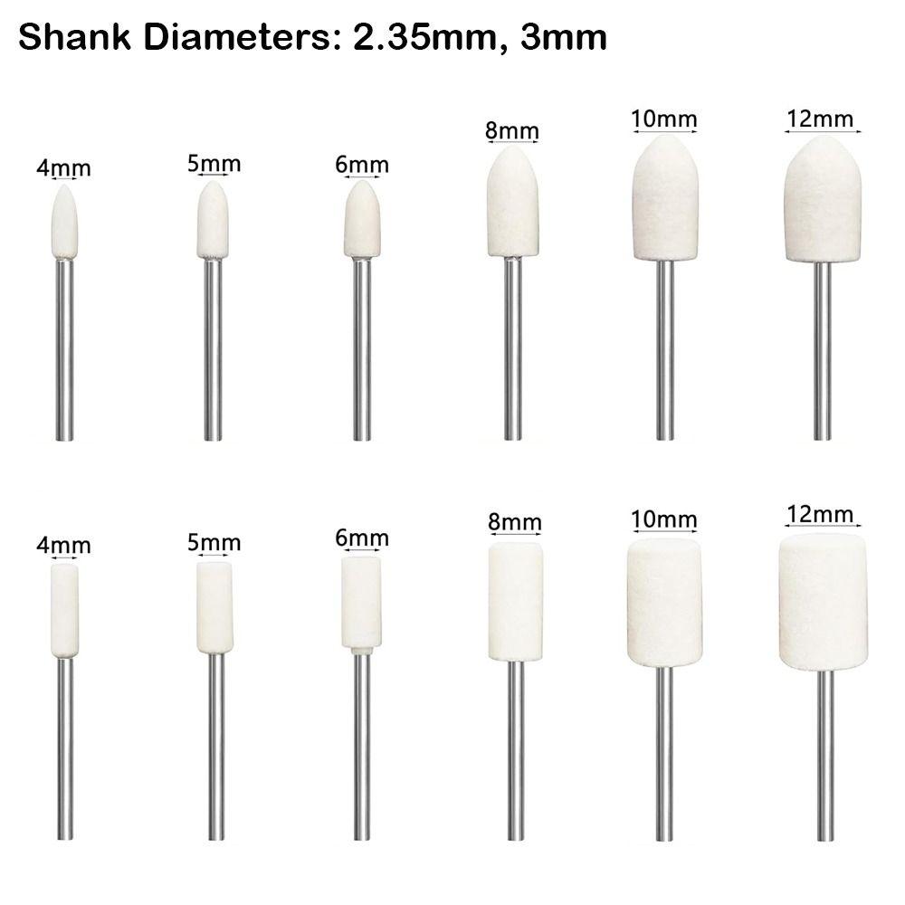 Полировка часов 2.35/3 мм хвостовик шерстяной войлок полировка кашемир несколько размеров полировальный круг кашемир полировка для Dremel