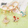 Sparkling Keychain Ballerina Rhinestones Ballet Dancer Key Ring for Women