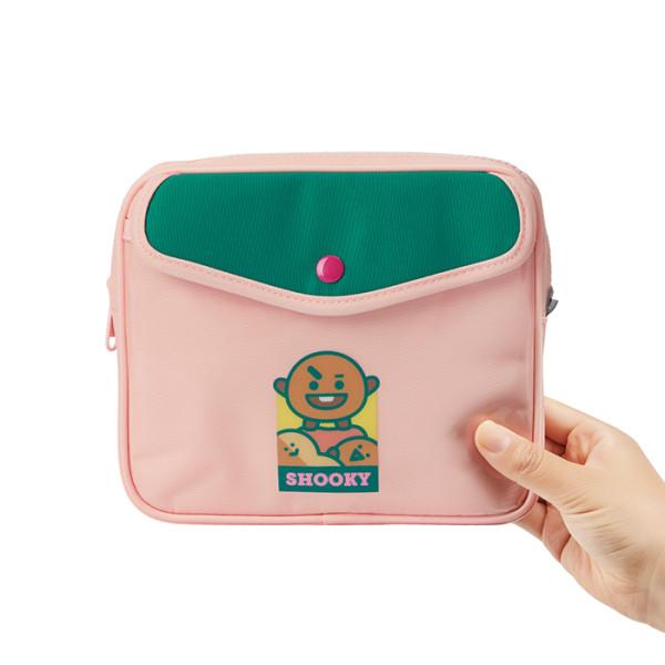 LINE FRIENDS BT21 SHOOKY Colorful Multi Pouch