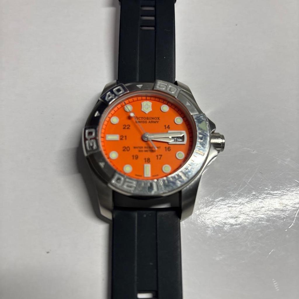 Б/у Дайверские часы Victorinox 500M Водонепроницаемые Кварцевые часы