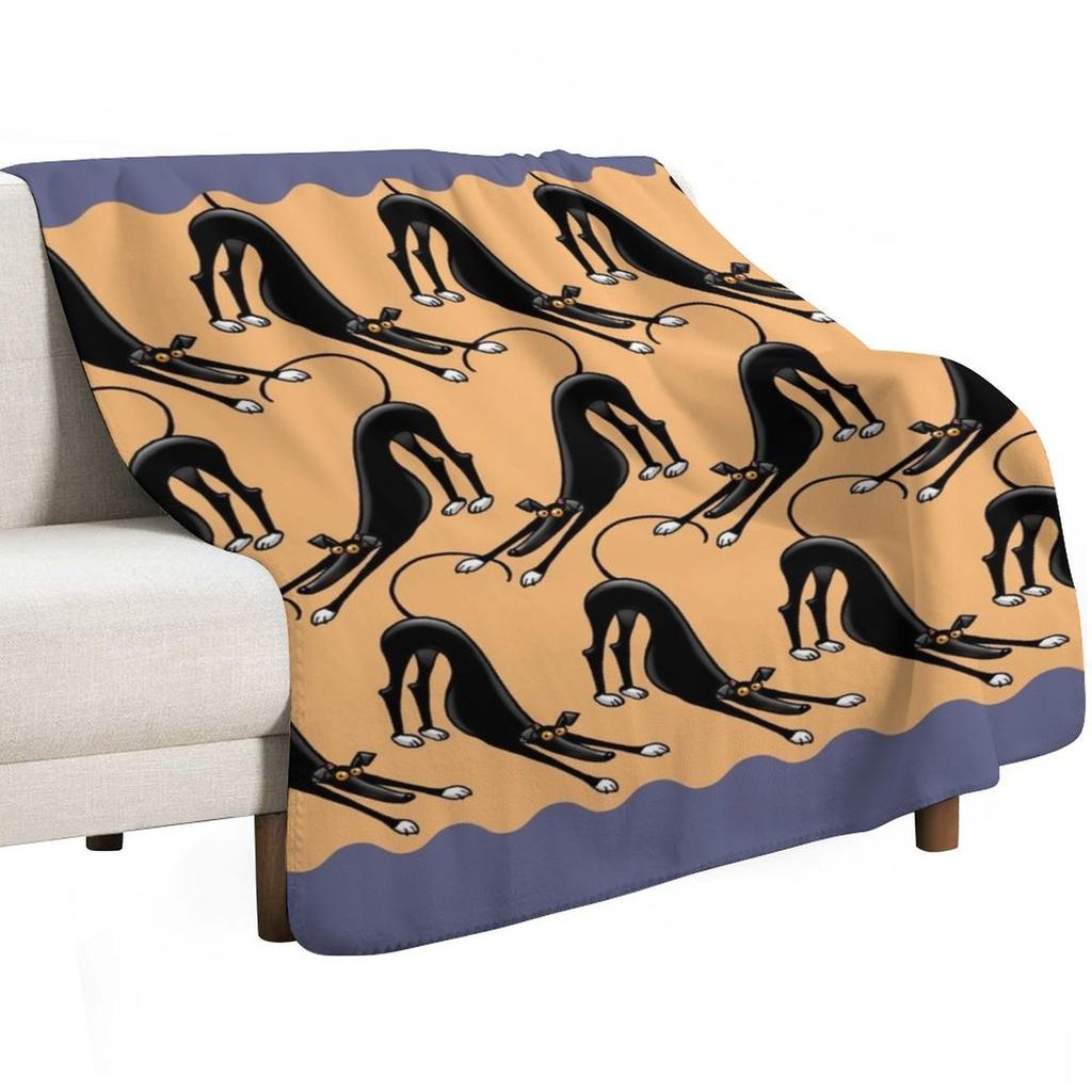 Плед Bowdown Hound Мягкий Уютный Плед для Чтения Просмотра Телевизора
