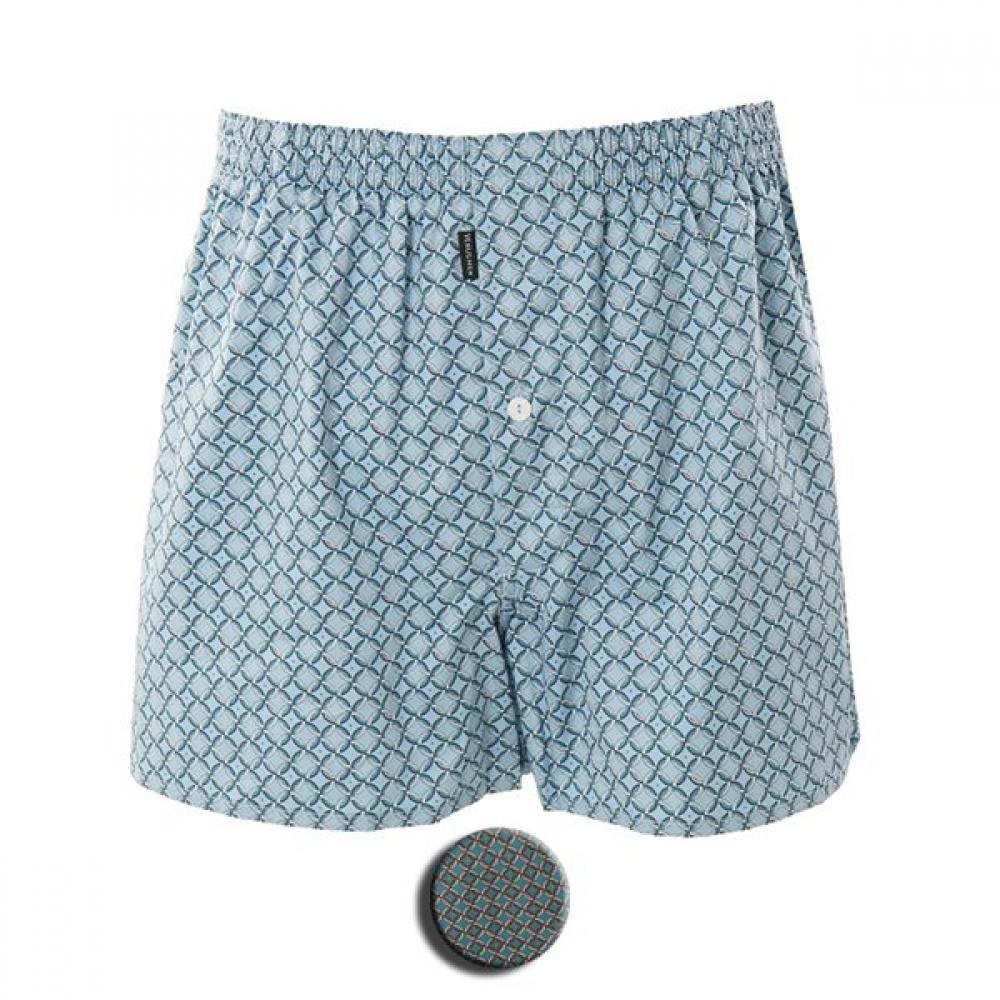 VenuS Men S Comfortable Fit 100 Cotton Geometric Print Magic Trunk Panty Vmp196