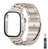 Ремешок из титанового сплава нержавеющей стали для Apple Watch Band Ultra 2 49 мм 44 мм 45 мм 41 мм Браслет iwatch Серия 6/7/8/9 корпус часов