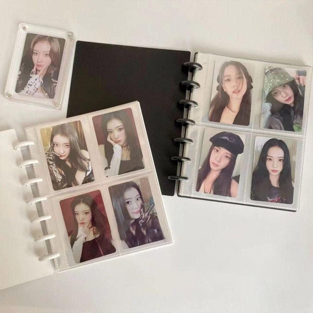 Держатель для фотокарт Kpop 3-дюймовый Idol Cards Collect Book INS Picture Case Star Chaser