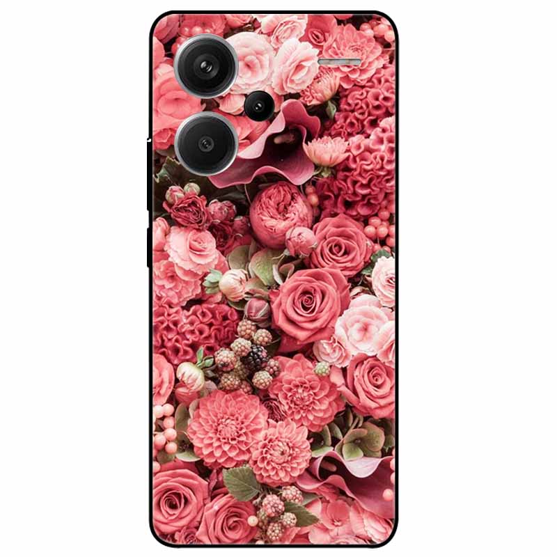 Чехол для Xiaomi Redmi Note 13 Pro Plus 5G Pro+ Мягкий Милый Силиконовый Защитный TPU Чехлы для Redmi Note 13 Pro 5G Coque Note13