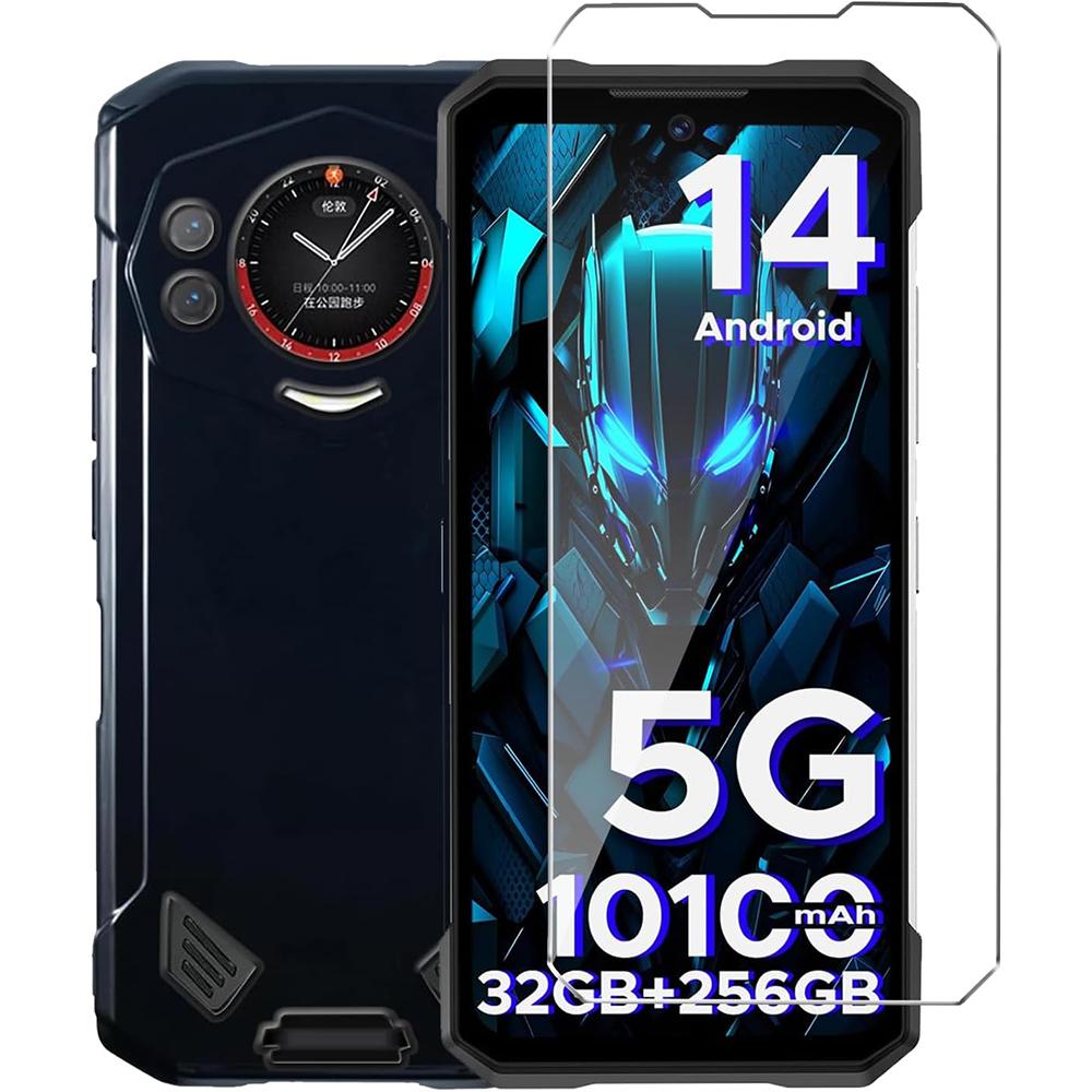 2-in-1 Glass+Silicone Cover For Doogee S200 Case Tempered Glass Screen Protector For Doogee S200