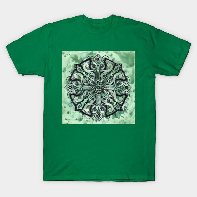 Unisex Fashion TShirt Courage Mandala Print TShirt Plus Size S-5XL T-Shirt 100%Cotton Tops O Neck Short Sleeve Tees