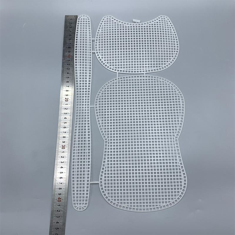 1Pc Horseshoe Bag Mesh Knitting Lining Weaving Plastic Mesh Sheet Accessories Velvet
