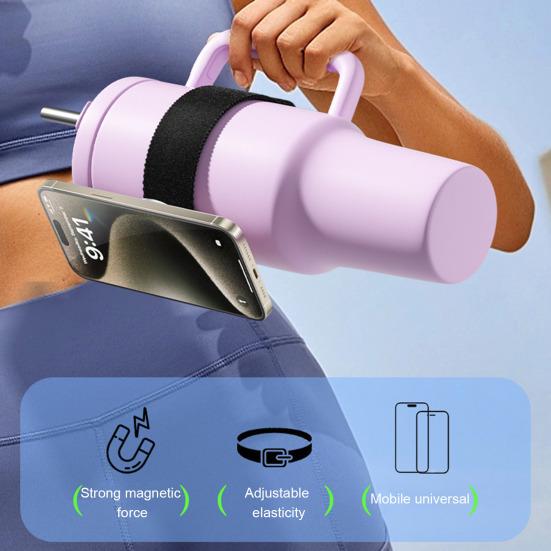 Магнитный держатель для телефона с прочным магнитным захватом для Magsafe, регулируемый бандаж, спортивные фитнес-бутылки