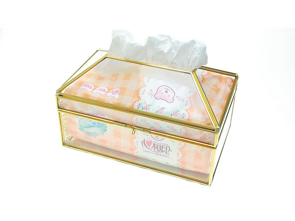 Nordic Glass Tissue Box: Waterproof, Creative Design for Home, Hotel, or Office