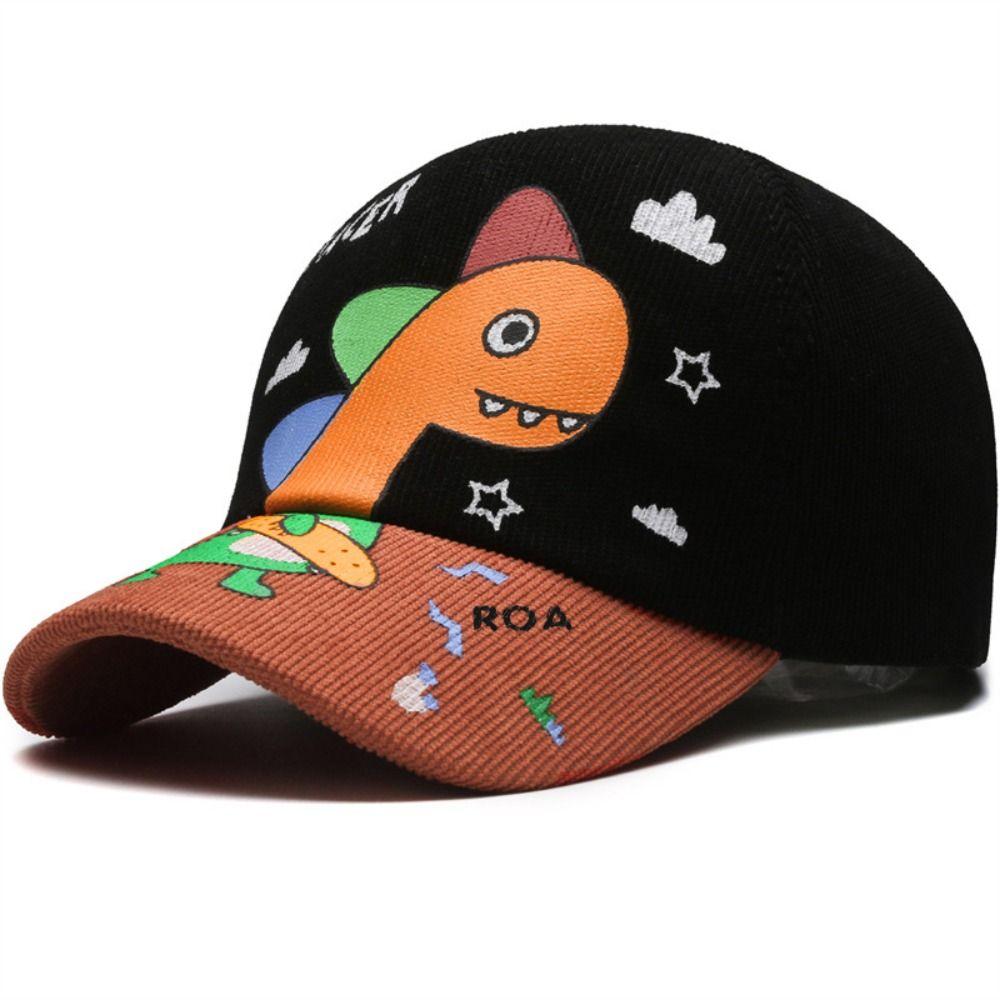 Four Seasons Baseball Cap Color-Blocked Sun Hat Cartoon Visors Cap  Outdoors