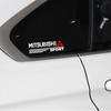 Car Rearview Mirror Decor Stickers Badge Emblem Decal Accessories For Mitsubishi ASX Lancer Pajero Outlander L200 EVO Lancer EX