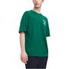 Fila Летняя Новая Мода Граффити Хлопок Минималистичный Крой Футболка с Коротким Рукавом Унисекс Топы Зеленый F11U329103F-GN