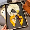 70cm Korean-Style Silk Square Scarf: Fashionable, Versatile Neck Protection and Decorative Accessory