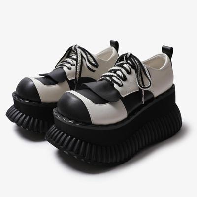 Модная платформа Мэри Джейн Обувь Мода Девушки Мелкая Пряжка Женские Повседневные Туфли Леди Элегантный Толстый Высокий Каблук Лолита Обувь Лоферы